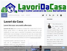 Tablet Screenshot of lavoridacasa.net